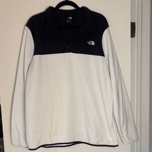 The North Face Black and White Fleece Pullover